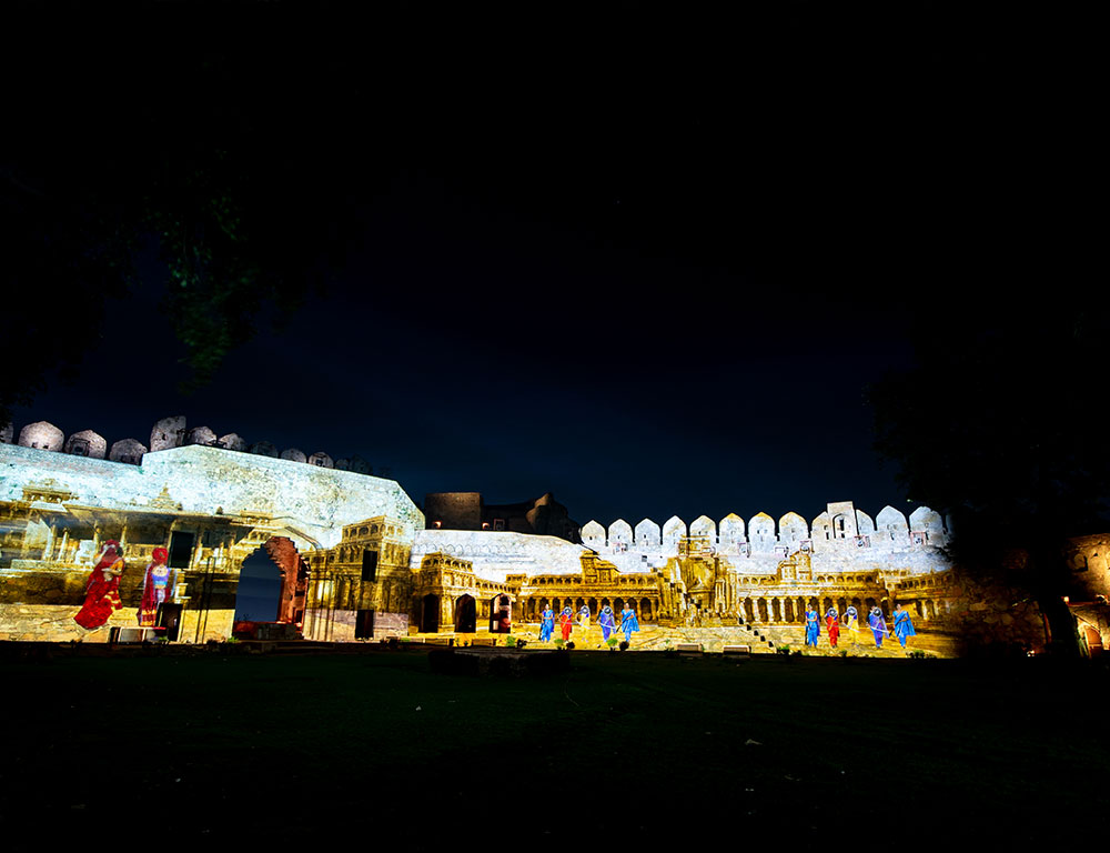 Digital Projection s’affiche en grand sur le fort de Jhansi en Inde