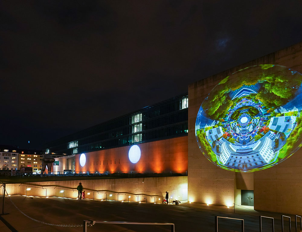 Titan Laser Projectors illuminate The Kunstareal