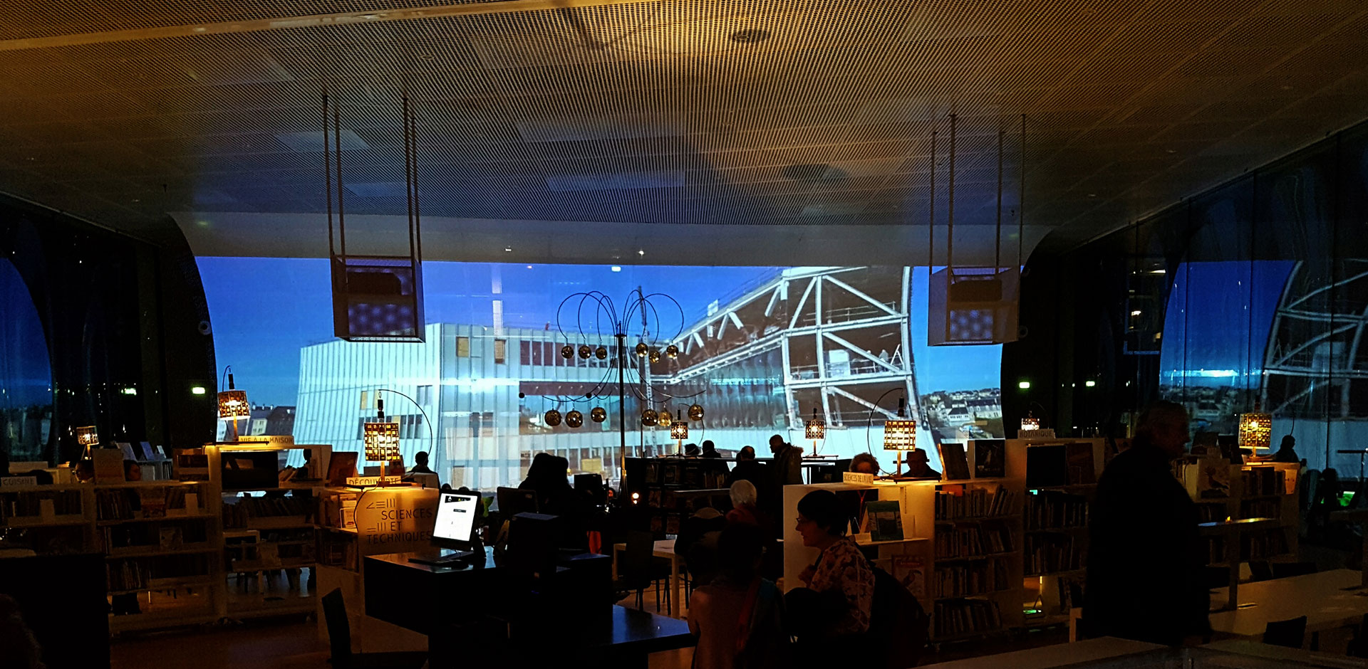 TOCQUEVILLE Library Projection