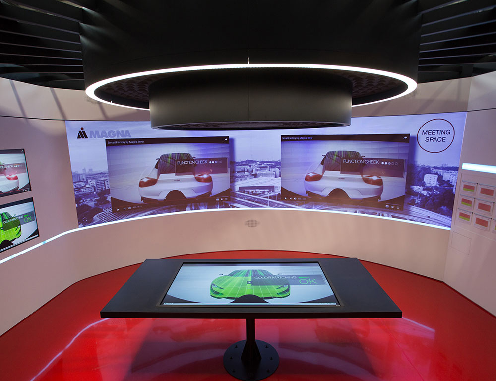 Digital Projection E-Vision Laser Helps Drive Magna Steyr’s First-of-its-kind Industry Production Transformation