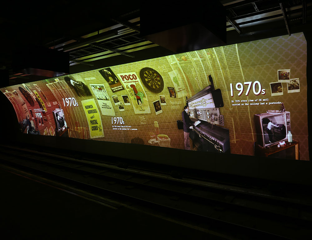 Digital Projection lässt Londons Mail Rail-Vermächtnis im Postmuseum lebendig werden