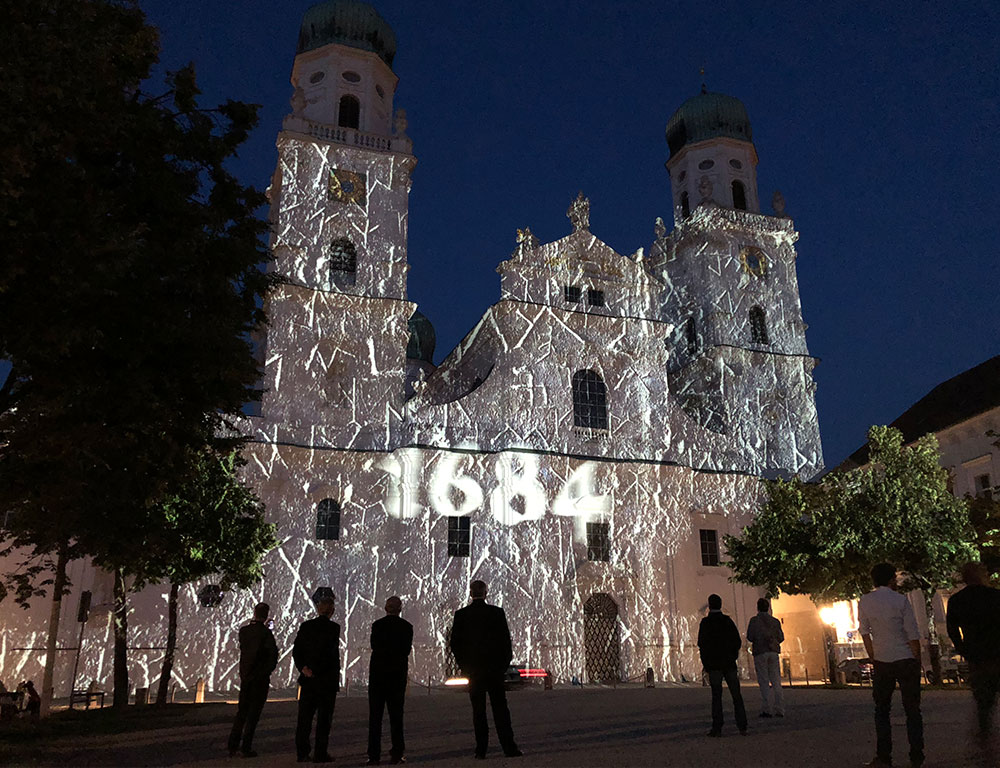 M-Vision Laser 18K Maps History onto Bavarian Baroque Masterpiece