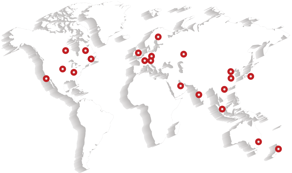 Digital Projection Location Map