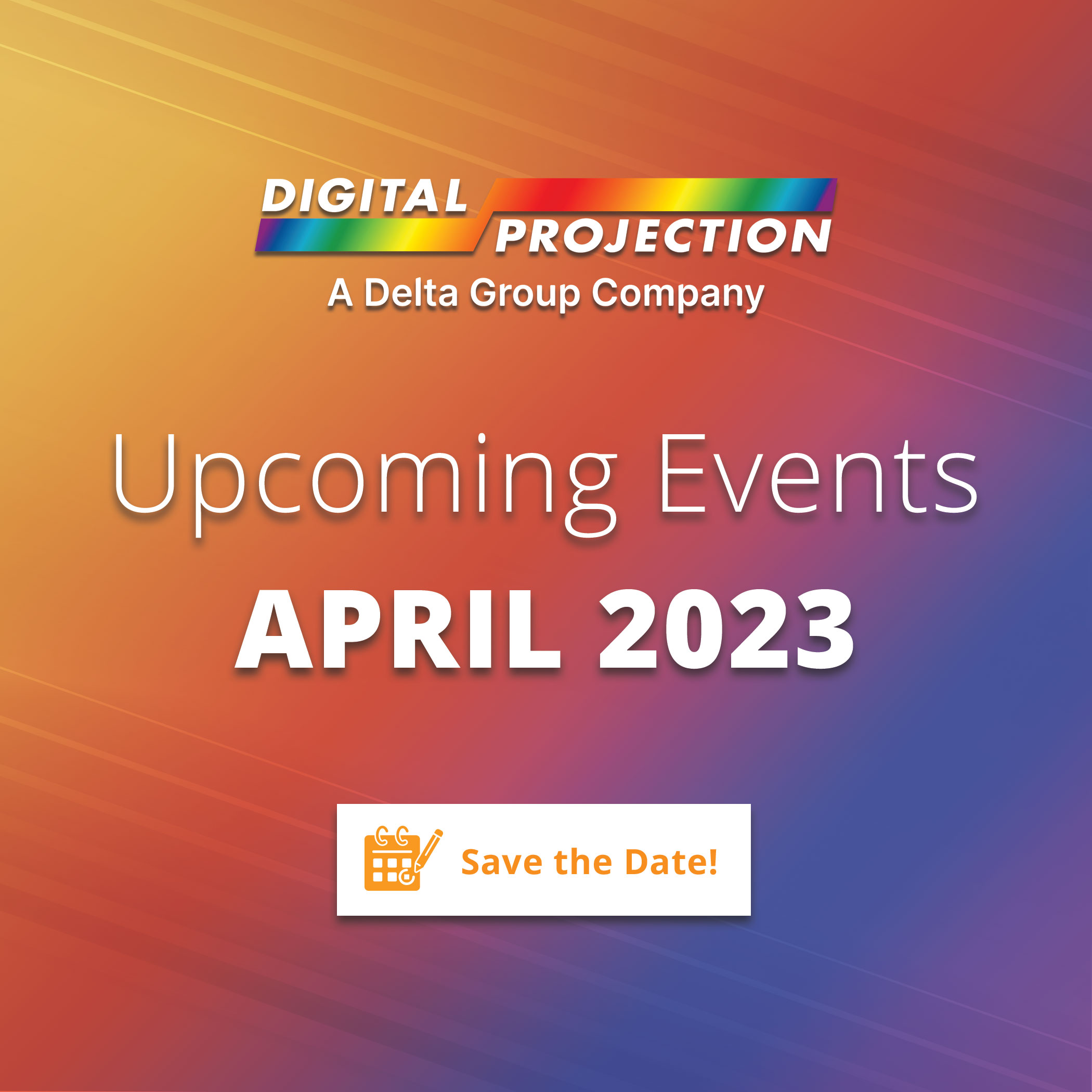 Upcoming events - April 2023