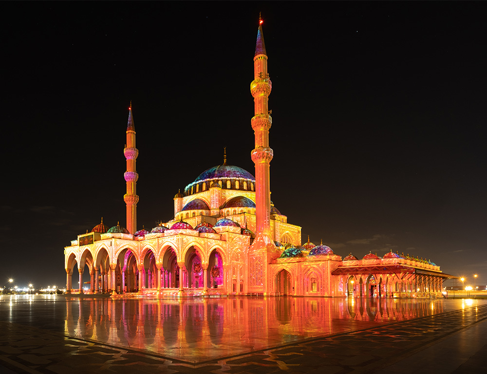 Digital Projection and Artabesk move mountains at Sharjah Light Festival