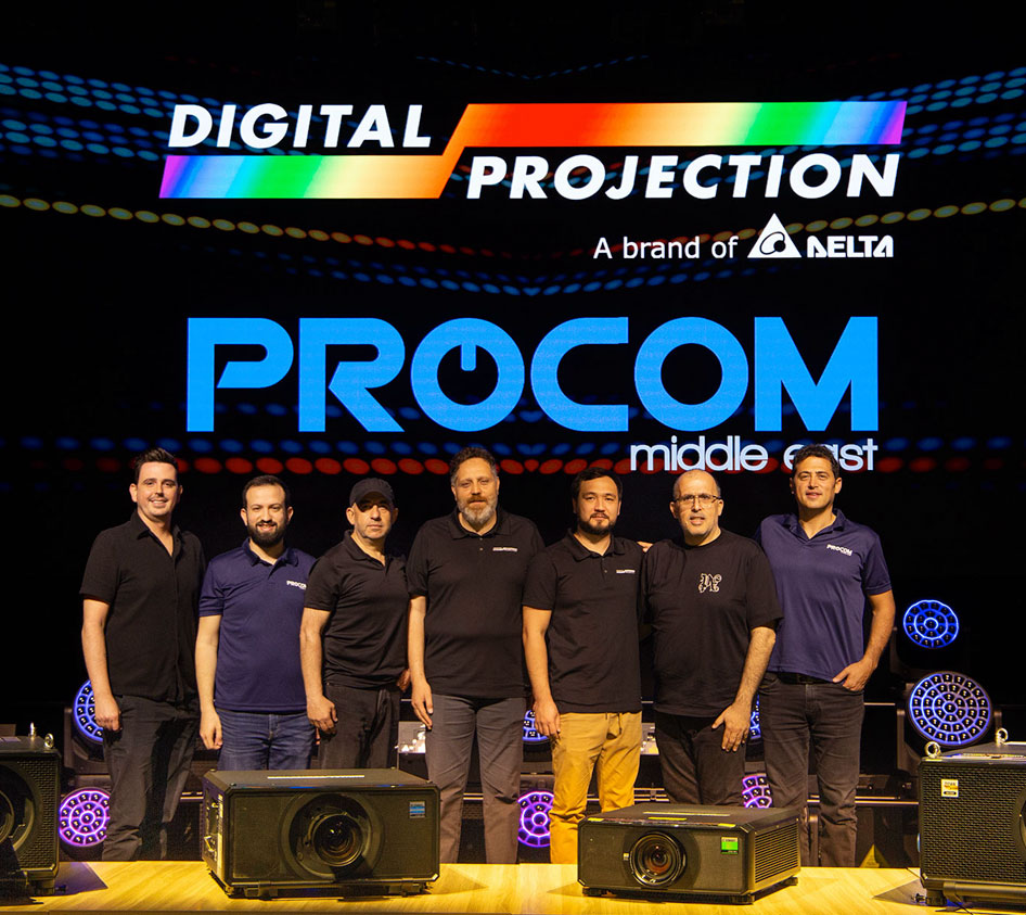 Digital Projection signs distribution agreement with PROCOM ME