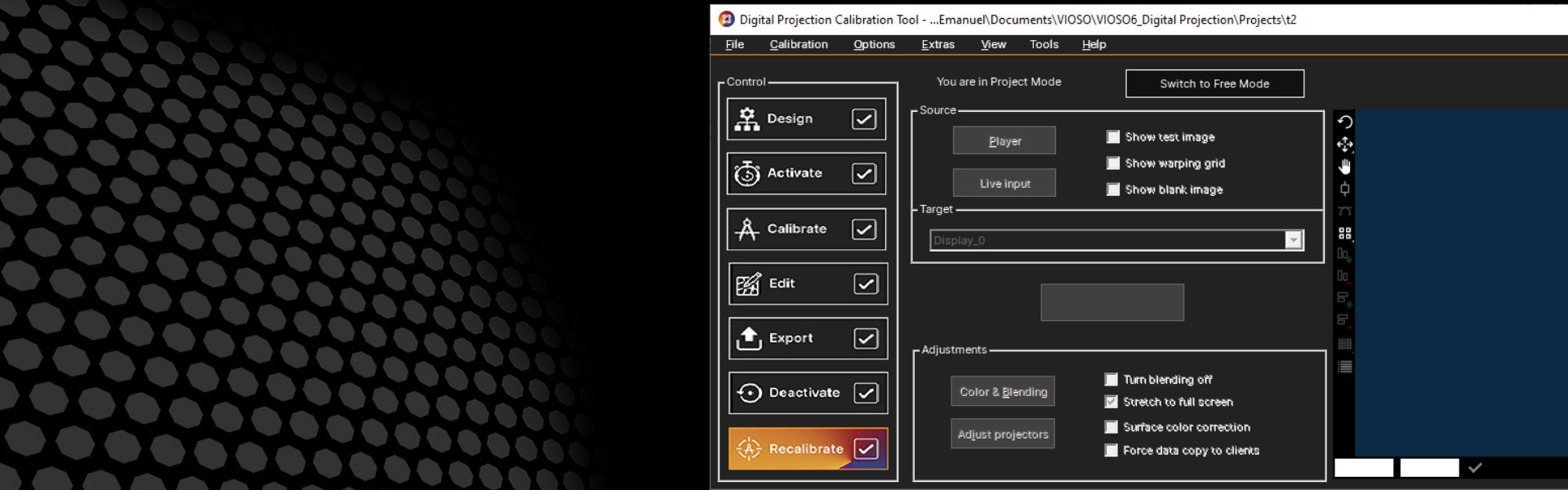 Advanced Align Digital Projection