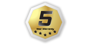 5 Year Warranty